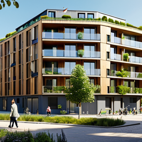 지방재정 관련 공모전 준비 전략 - Sustainable Urban Development**

"A modern, eco-friendly apartment building in Paris with green roof...