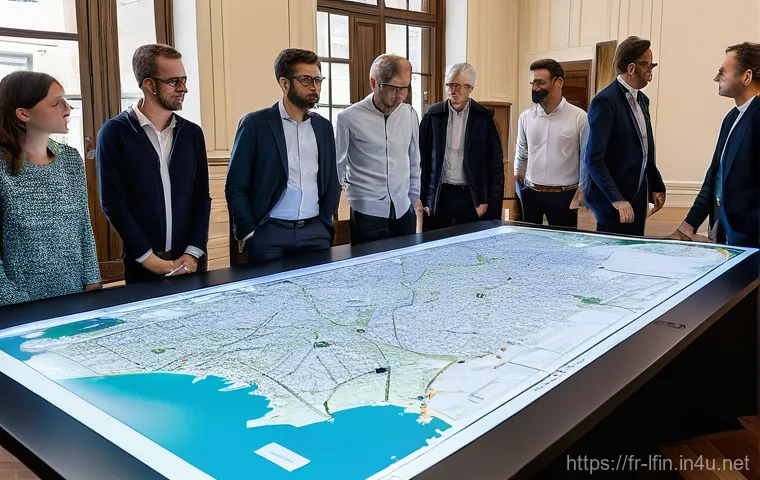 지방재정 전문가의 하루 루틴 - **Prompt 1: Juggling Local Budget Constraints and Citizen Expectations in France**
    "A vibrant, d...