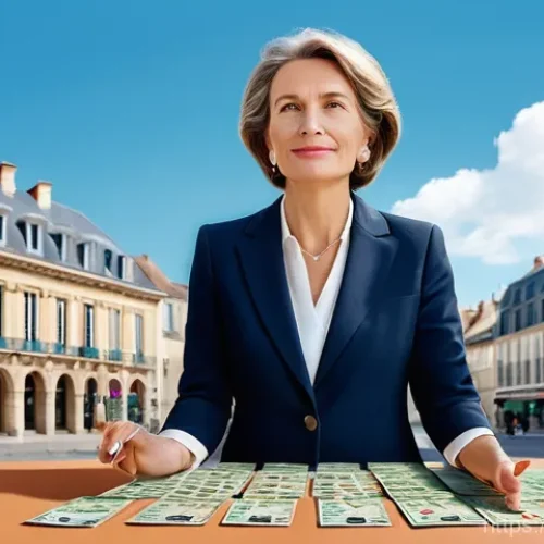 지방재정 분야 최신 연구 동향 - **Prompt 1: The Mayor's Balancing Act in a French Town**
    An intricately detailed, realistic phot...